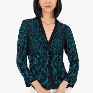 Y2K Silk Diane Von Fursternberg Top